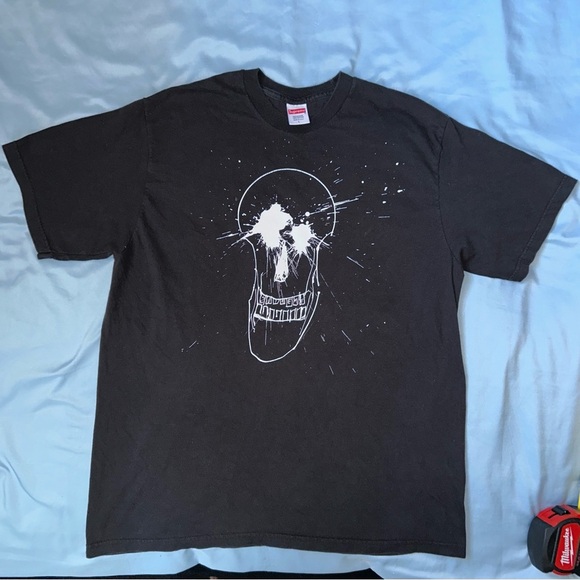 Supreme Other - Supreme Ralph Steadman Skull Tee Black Size Large